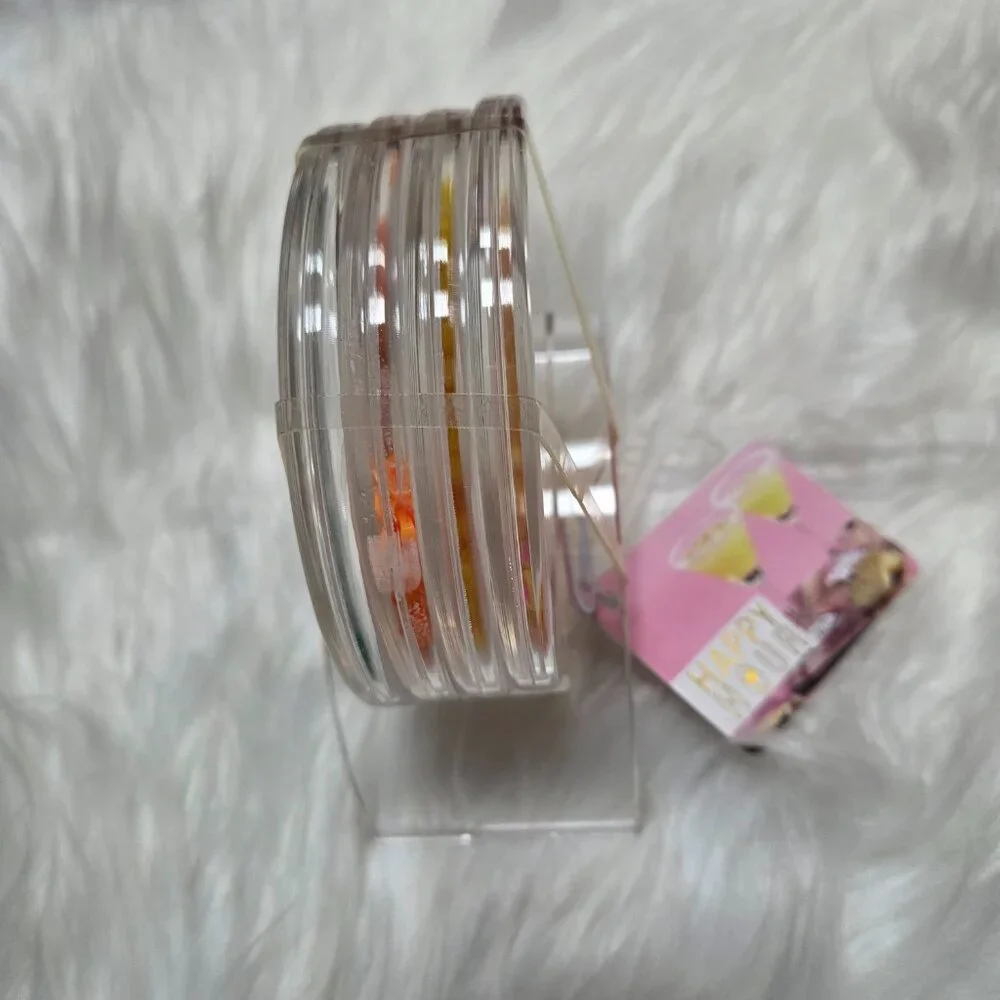 Happy Hour Citrus Themed Coaster Set w/ Holder
